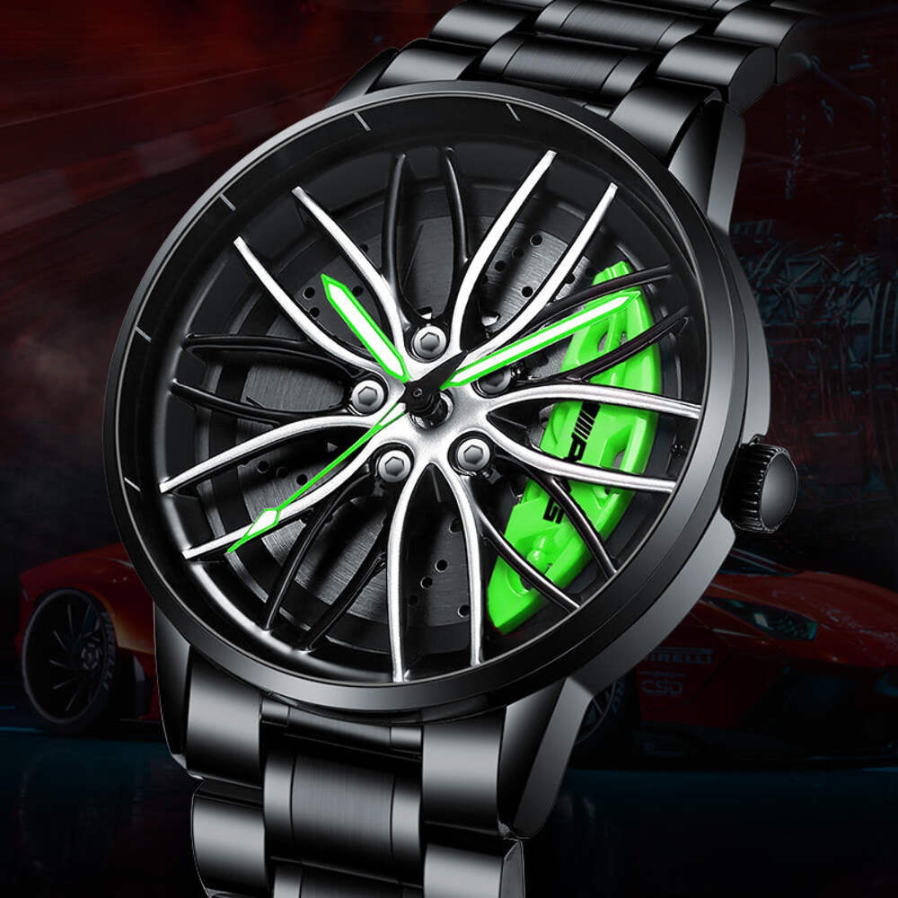 Babusar Merc AMG - Spinning - Car Rim Watch
