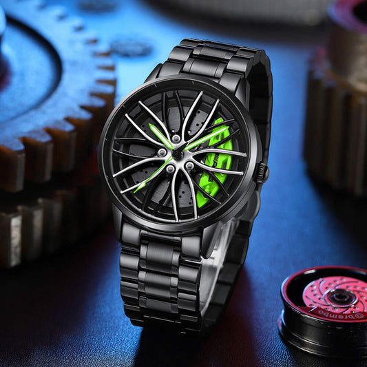 Babusar Merc AMG - Spinning - Car Rim Watch