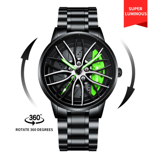 Babusar Merc AMG - Spinning - Car Rim Watch
