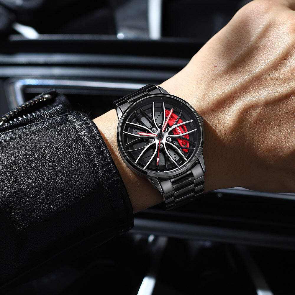 Babusar Merc AMG - Spinning - Car Rim Watch