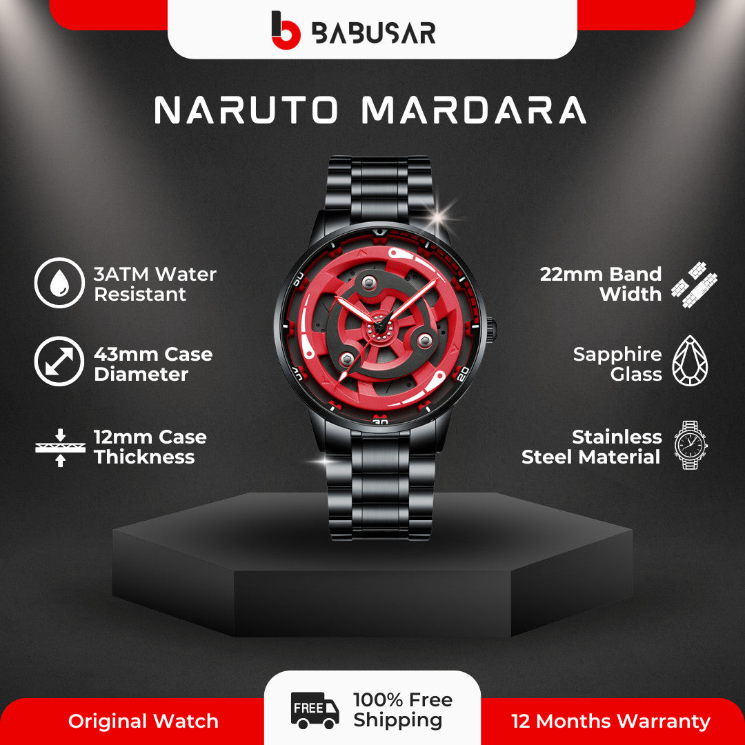 Babusar Naruto Mardara - Spinning - Car Rim Watch