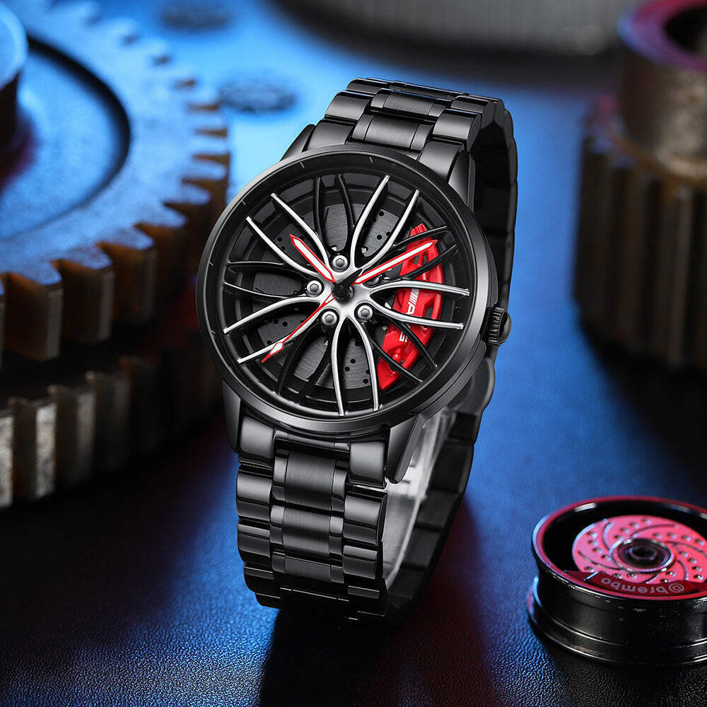 Babusar Merc AMG - Spinning - Car Rim Watch