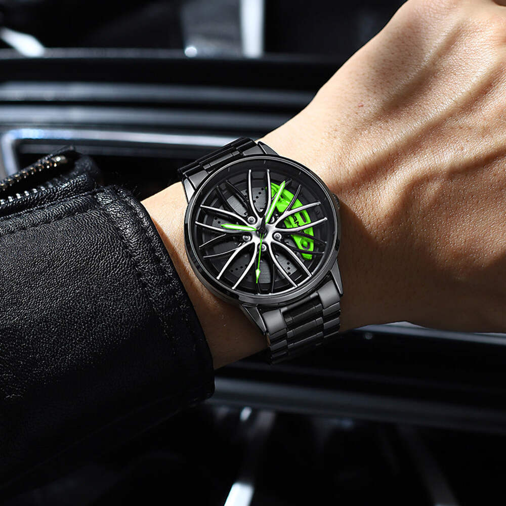 Babusar Merc AMG - Spinning - Car Rim Watch