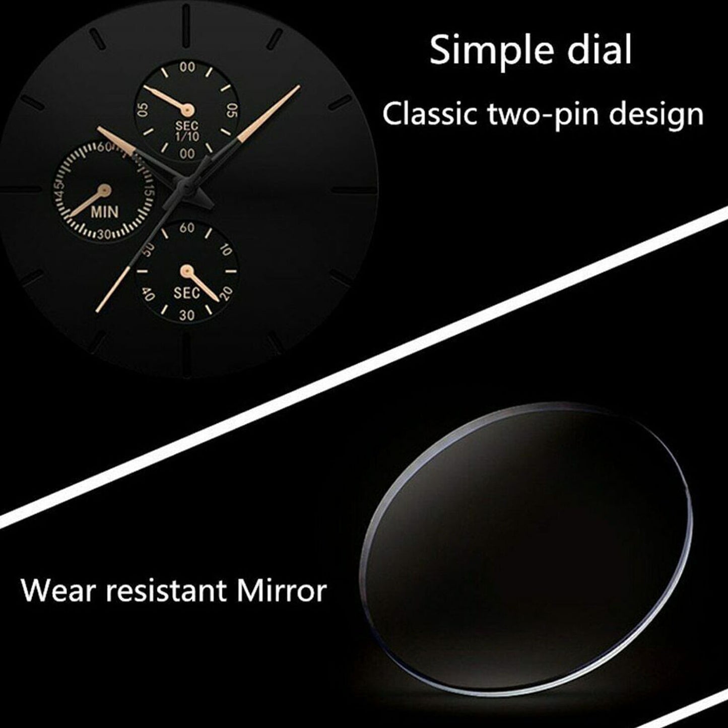 Mens Watches Male Quartz Watch Casual Slim Mesh Steel Waterproof Sport